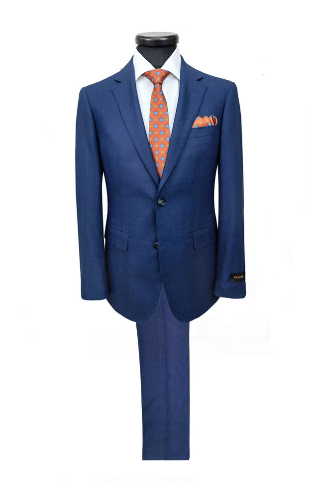 Marine Blue Birdseye Slim Fit Suit
