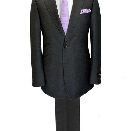Charcoal 2-button Regular Fit Suit Men's Suit