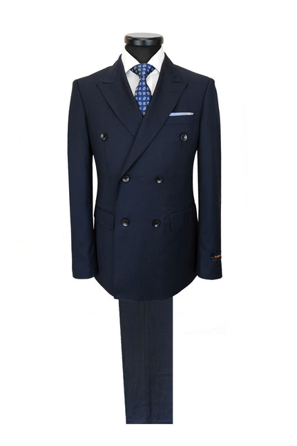 Dark Navy Double Breasted Suit