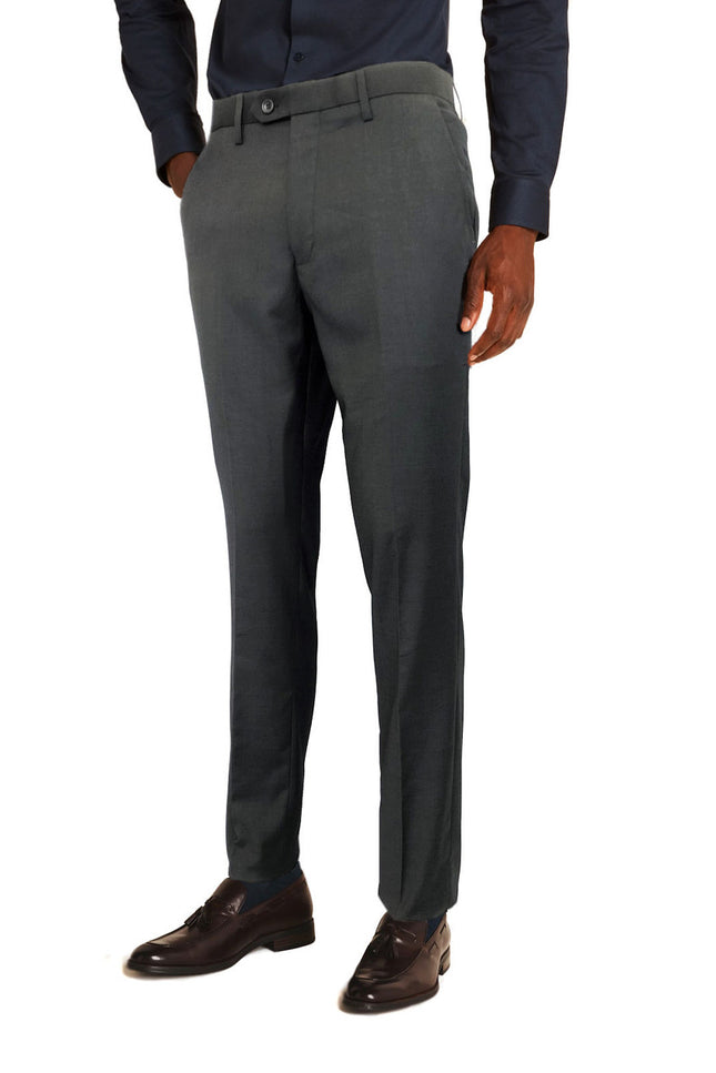 Charcoal Slim Fit Trousers