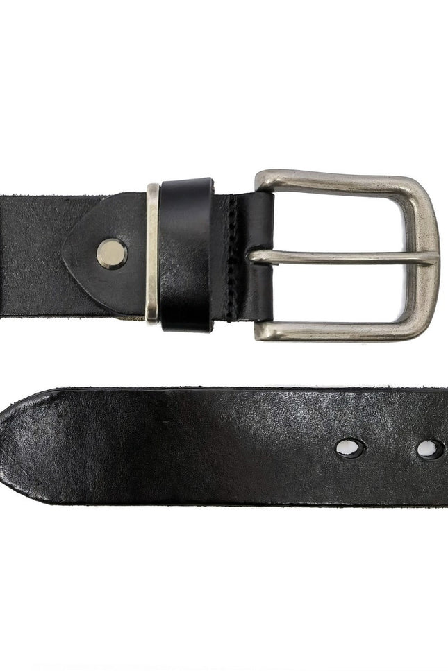 Real Leather Black Belt
