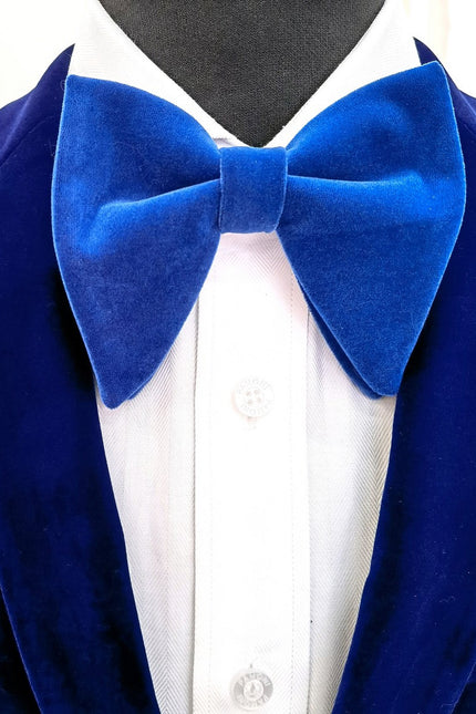 Royal Blue Large Size Butterfly Bow Tie