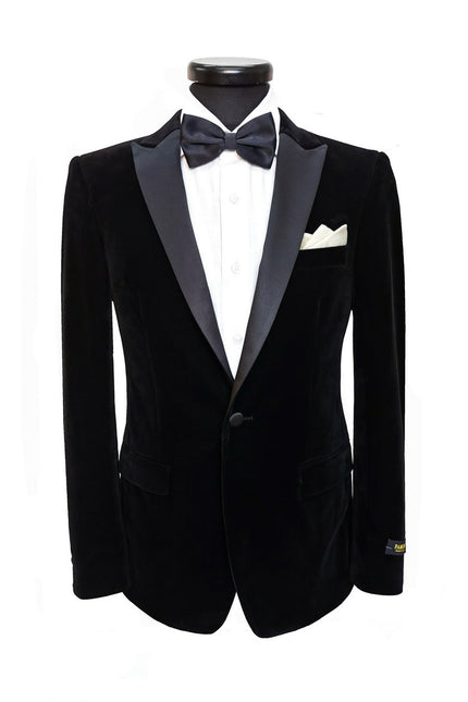 Black Velvet Dinner Blazer