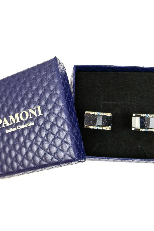 Black Rectangular Cufflinks
