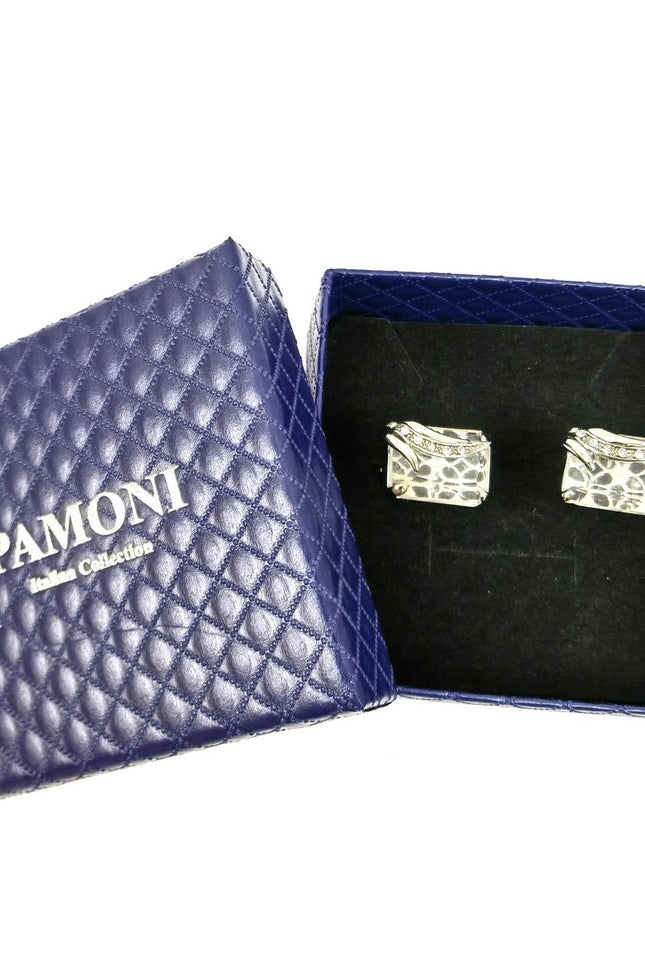 Silver Wing Design Rectangular Cufflinks
