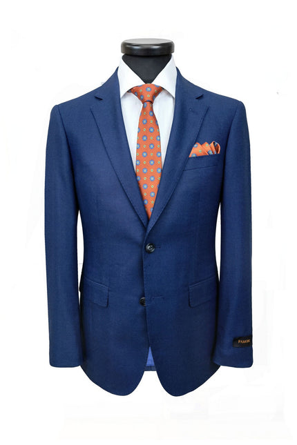 Marine Blue Birdseye Slim Fit Suit