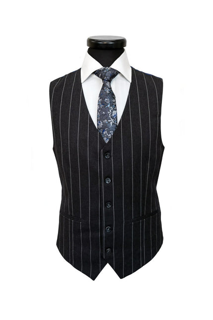 Charcoal Stripe 3-Piece Suit