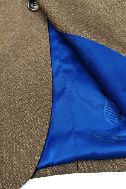 Gold Brown 3-Piece Suit