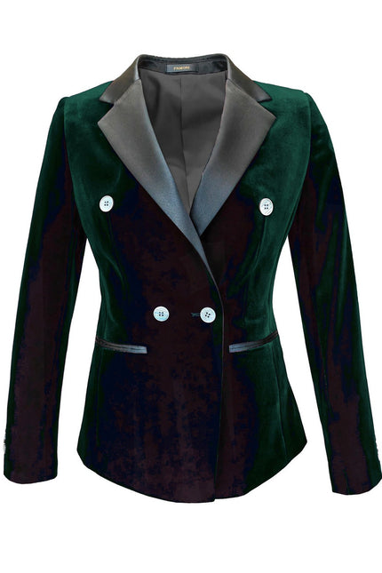 Green Double Breasted Dinner Jacket
