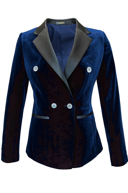 Navy Double Breasted Dinner Jacket