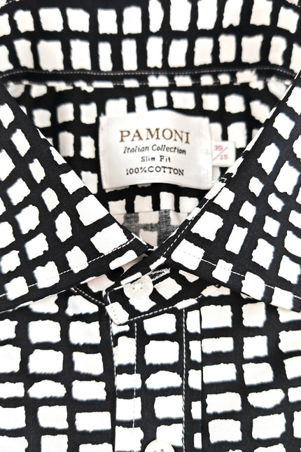 Black and White Checkered Shirt