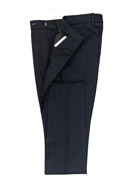 Dark Navy Double Breasted Suit with Gold Button