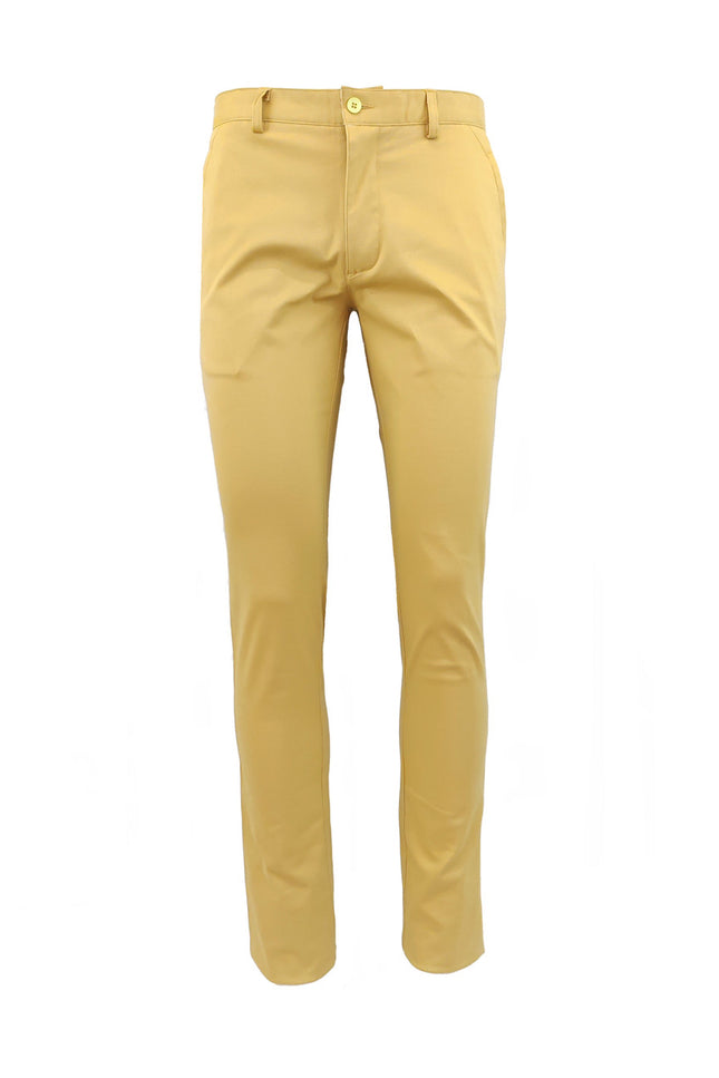Beige Stretch Slim Fit Chino