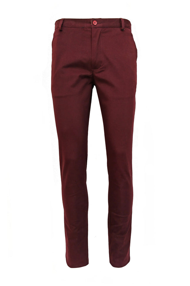 Burgundy Slim Fit Chino