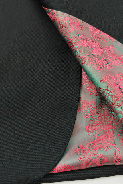 Men's 3-Piece Black Slim Fit Suit