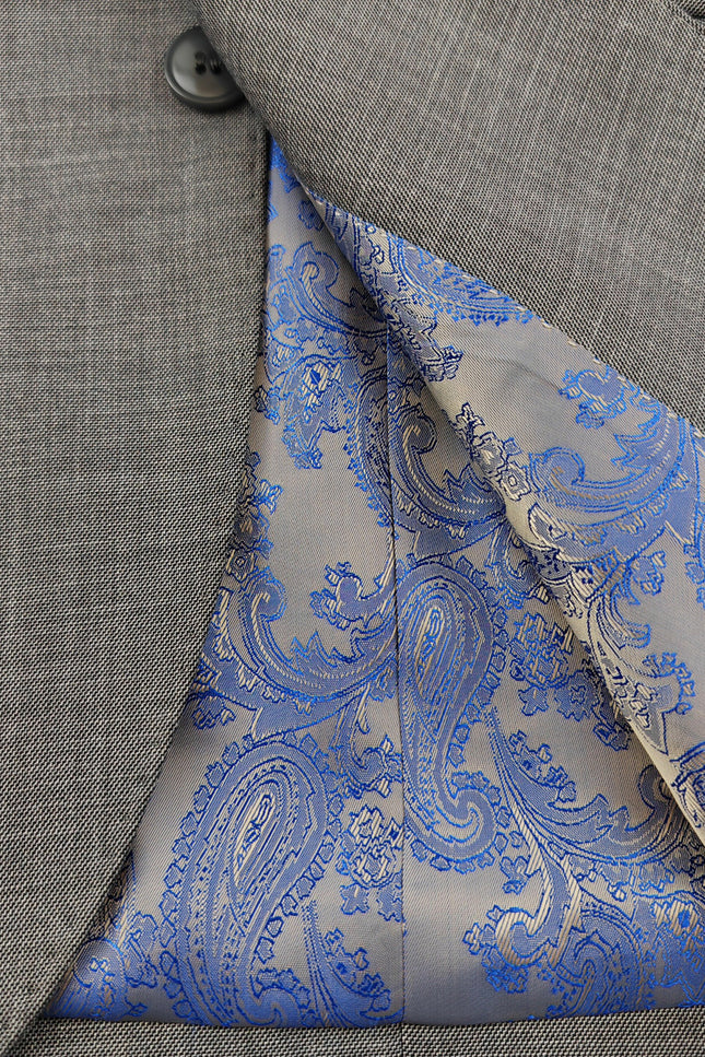 Grey Slim Fit 3-Piece Suit