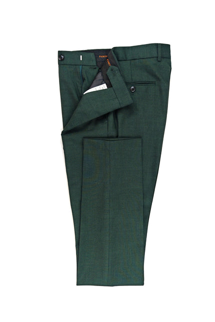 Green Double-Breasted Suit