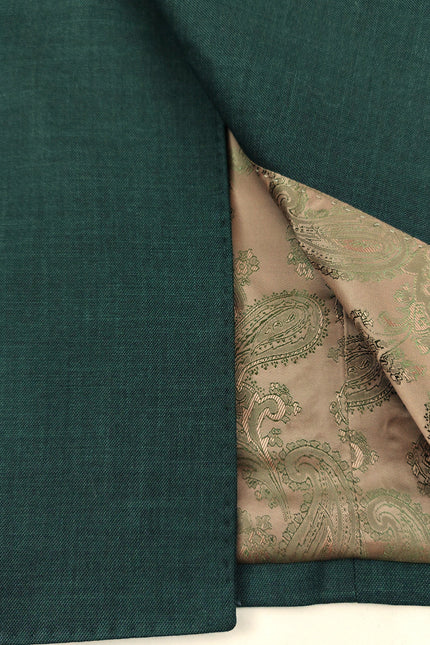 Green Double-Breasted Suit