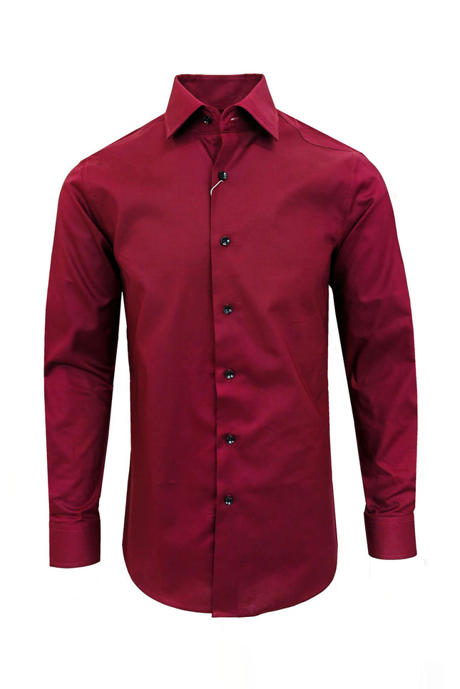 Burgundy Oxford Premium Cotton Shirt
