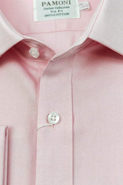 Men’s Pink Oxford Slim Fit Shirt