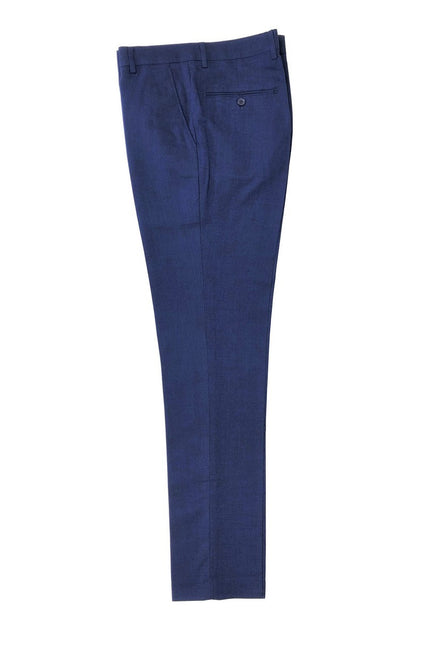 Slim Fit Blue Trousers