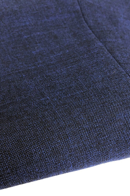 Slim Fit Blue Trousers Close Up
