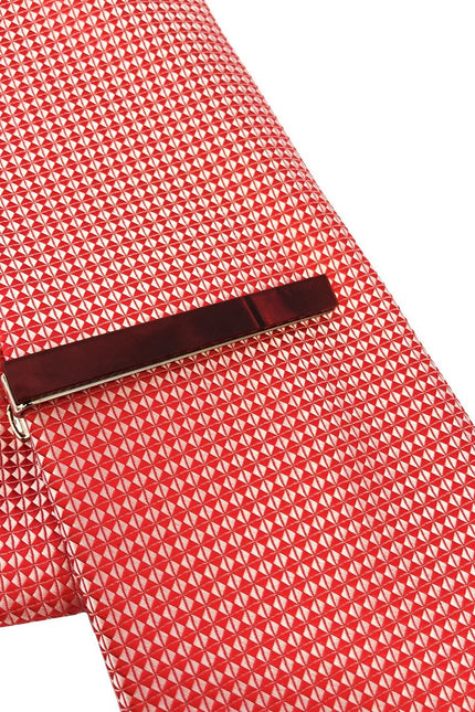 Red Tie Clip