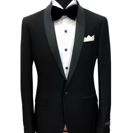 Black Slim Fit Dinner Suit
