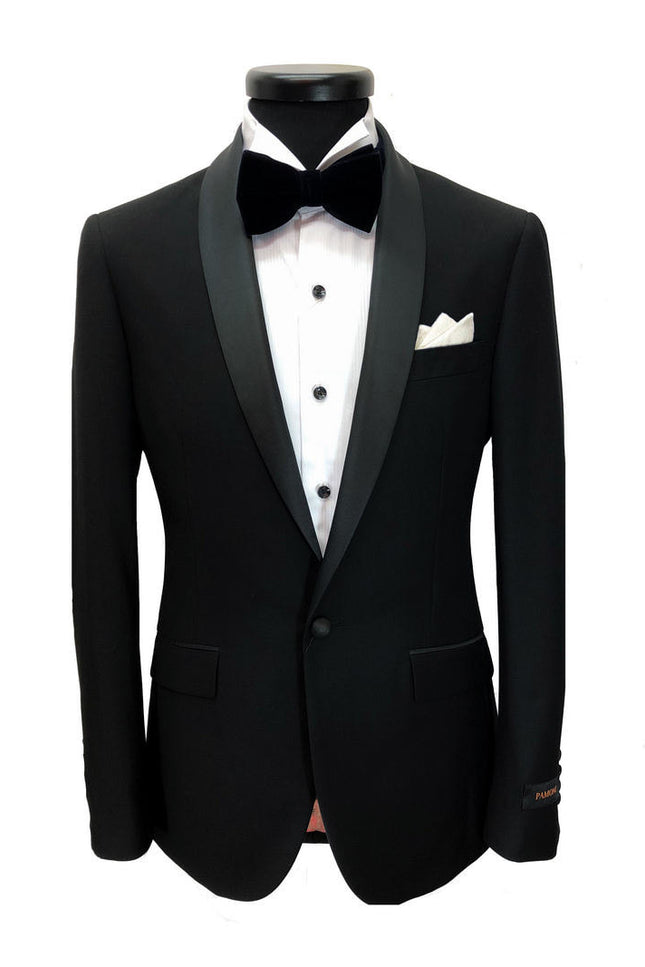 Black Slim Fit Dinner Suit