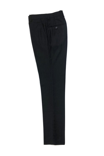 Black herringbone trousers - Pamoni